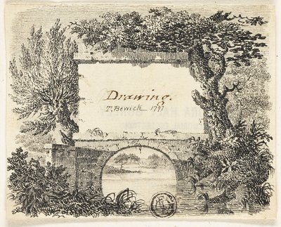 Vignette med brotræer af Thomas Bewick