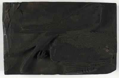 Træblok til Svalen, fra A History of British Birds af Thomas Bewick