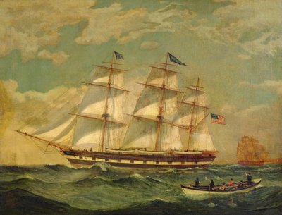Skibet Houqua af Thomas Birch