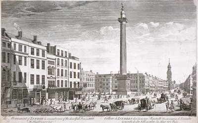Fish Street Hill, London, c1750 af Thomas Bowles