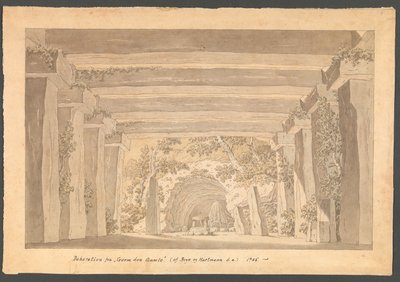 Scene fra "Gorm den Gamle" af Boye og Hartmann af Thomas Bruun