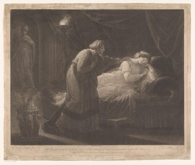 Penelope bliver gewekt af Euryclea Penelope vækket af Euryclea med nyheden om Ulysses