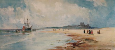 Bamborough Castle, 1892, 1935 af Thomas Bush Hardy