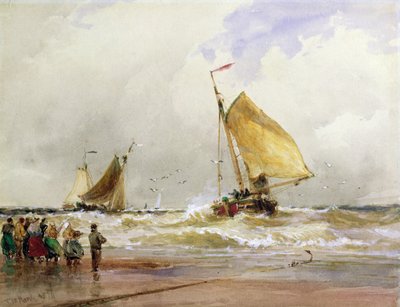 Schevenegen Strand af Thomas Bush Hardy