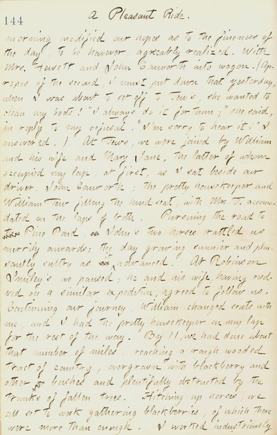 Thomas Butler Gunn Diaries- bind 17, side 156, 7. september 1861 af Thomas Butler Gunn