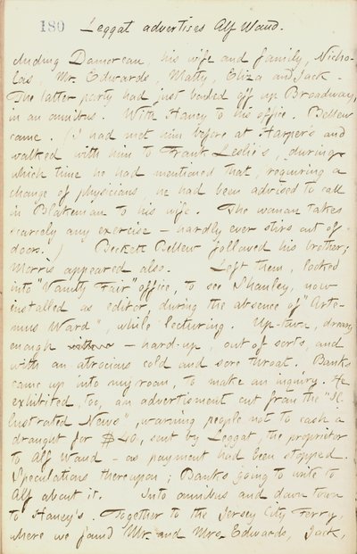 Thomas Butler Gunn Diaries- bind 18, side 198, 29. januar 1862 af Thomas Butler Gunn
