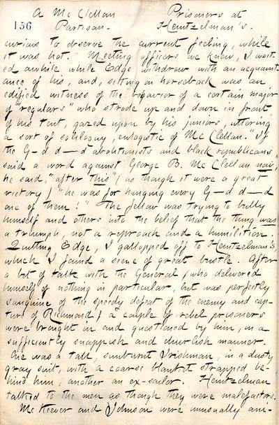 Thomas Butler Gunn Diaries- bind 19, side 177, 4. maj 1862 af Thomas Butler Gunn