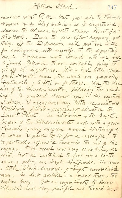 Thomas Butler Gunn Diaries- bind 20, side 161, 8. september 1862 af Thomas Butler Gunn