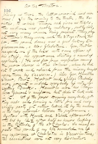Thomas Butler Gunn Diaries- bind 21, side 127, 22. december 1862 af Thomas Butler Gunn