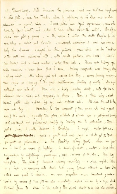 Thomas Butler Gunn Diaries- bind 2, side 142, 24. juli 1851 af Thomas Butler Gunn