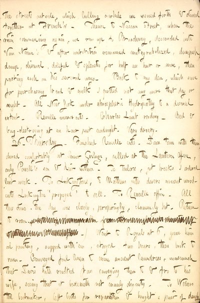 Thomas Butler Gunn Diaries- bind 5, side 21, 25.-26. August 1852 af Thomas Butler Gunn