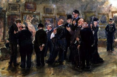 Indkøbsudvalget (olie på lærred) af Thomas Cantrell Dugdale