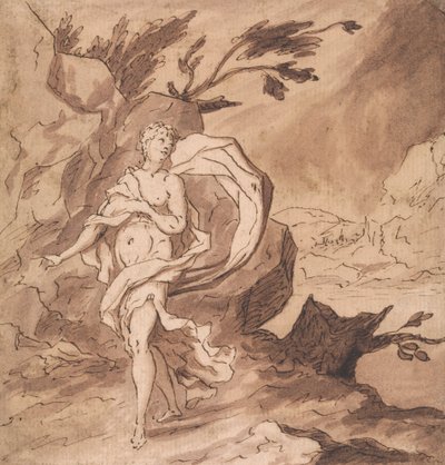 Anna beklager Tobias fravær (Tobit 10:7) af Thomas Carwitham