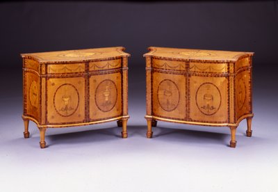 Par George III commodes (harewood & Kingwood) af Thomas Chippendale