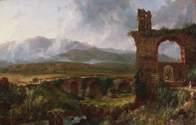Udsigt nær Tivoli (morgen) af Thomas Cole