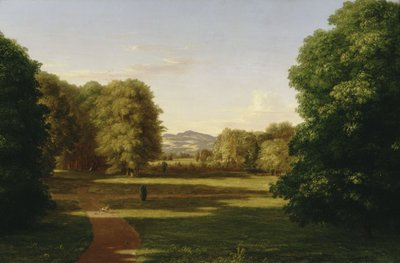 Haverne ved Van Rensselaer-herregården af Thomas Cole