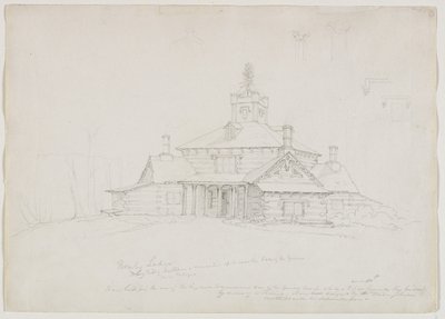 Hornby Lodge, 1839 af Thomas Cole