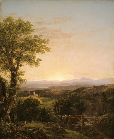 New England Scenery af Thomas Cole