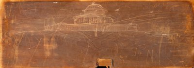 Skitse til Ohio State Capitol Design, ca. 1838. af Thomas Cole