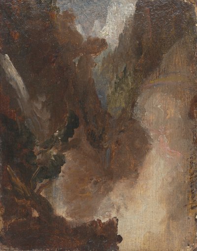 Studie til en scene fra Lord Byron af Thomas Cole