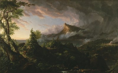 The Course of Empire: The Savage State af Thomas Cole