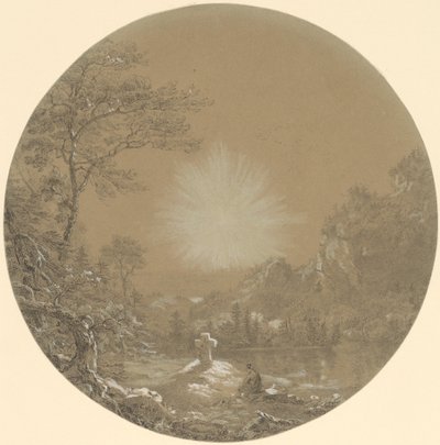 Korset i ørkenen af Thomas Cole
