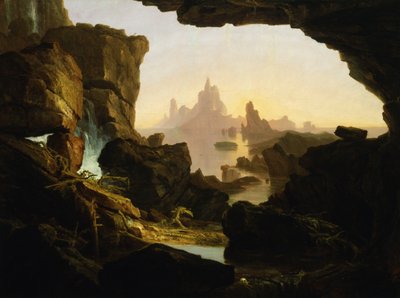 Syndningen af vandflodens vande, 1829. af Thomas Cole