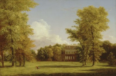 Van Rensselaer-herregården af Thomas Cole