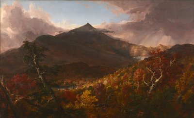 Udsigt over Schroon Mountain, Essex County, New York, After a Storm, 1838. af Thomas Cole