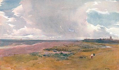 Southwold fra stranden, c1860-1890, 1906. af Thomas Collier