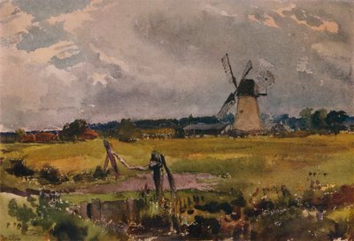 Vindmøllen, c1890 af Thomas Collier