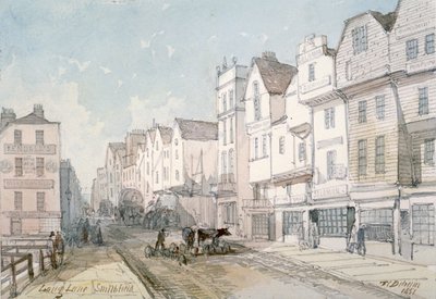 Long Lane, City of London, 1851. af Thomas Colman Dibdin