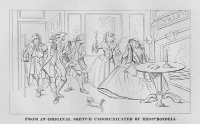En nattescene, 1809, 1827. af Thomas Cook