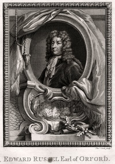 Edward Russel, jarl af Orford, 1775 af Thomas Cook