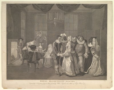 Royal Masquerade Somerset House, 21. oktober 1805. af Thomas Cook