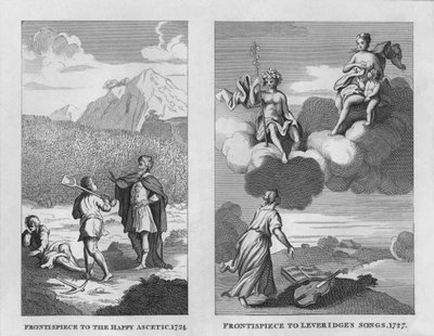 The Happy Ascetic, 1724, og Leveridges-sange, 1727, 1809, 1827. af Thomas Cook