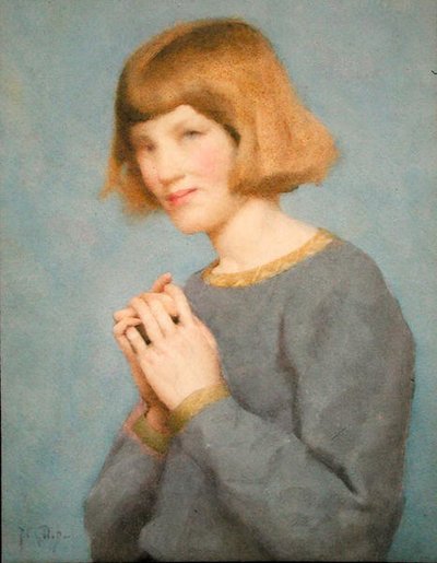 Phyllis Gotch (akvarel på papir) af Thomas Cooper Gotch