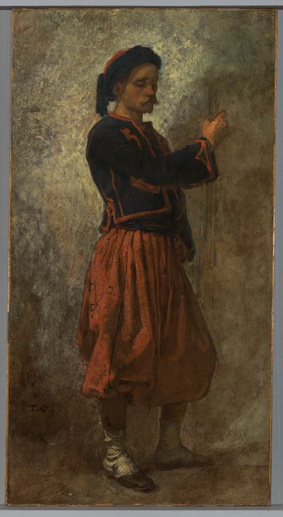 En Zouave af Thomas Couture