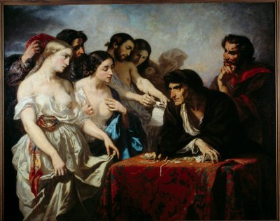 Kærlighed til guld. Maleri af Thomas Couture (1815-1879) af Thomas Couture