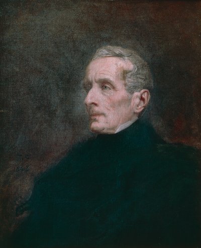 Portræt af Alphonse de Lamartine (Macon af Thomas Couture