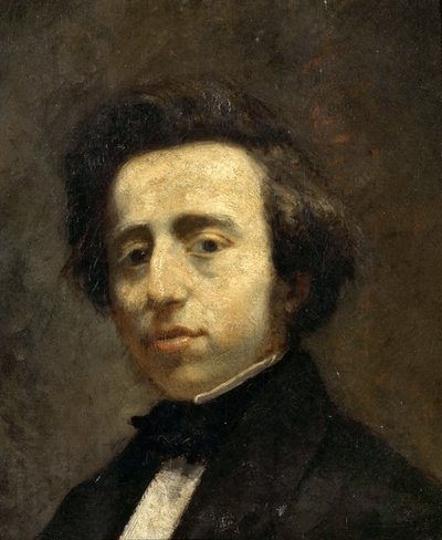 Portræt af Frédéric Chopin af Thomas Couture