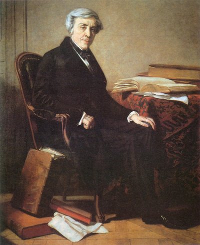 Portræt af Jules Michelet (1798-1874) af Thomas Couture