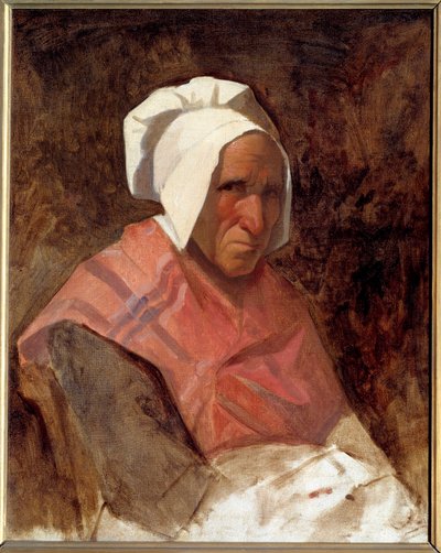 Portræt af Marie Simonet Maleri af Thomas Couture (1815-1879) 1836 søn. 0,65x0,53 m af Thomas Couture