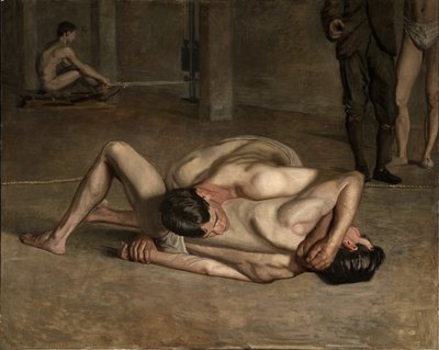 Wrestlere af Thomas Cowperthwait Eakins