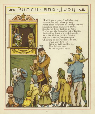 Punch og Judy af Thomas Crane