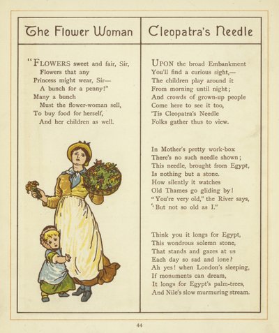 Blomsterkvinden af Thomas Crane
