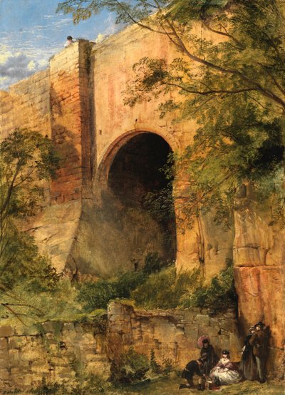 Roslyn Castle: Picnic af Thomas Creswick