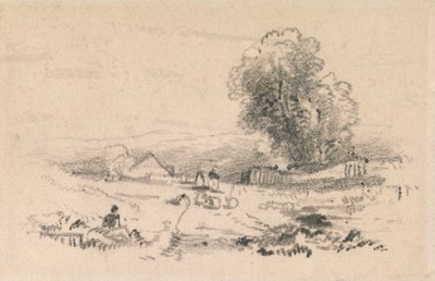 Vejen til landsbyen af Thomas Creswick