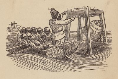 Inchcape-klippen (koloreret gravering) af Thomas Dalziel