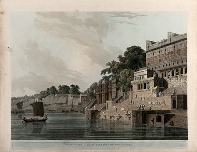Dusasumade Gaut, i Benares af Thomas Daniell